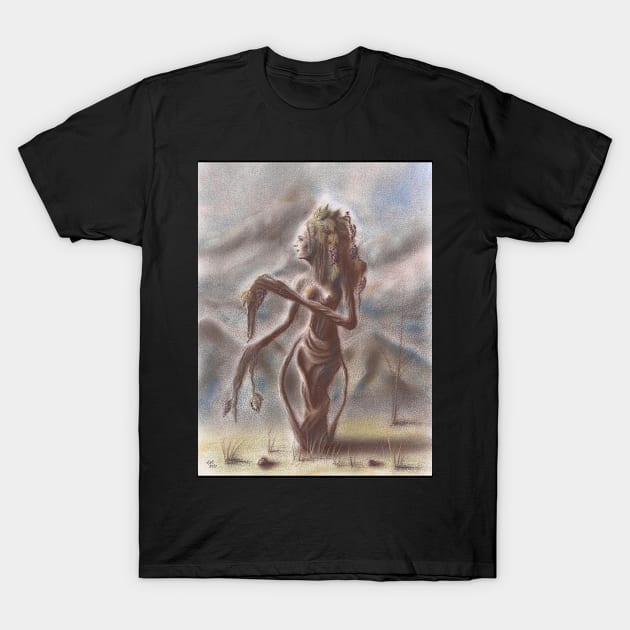 Grapevine Woman (A True Story) T-Shirt by EderArt